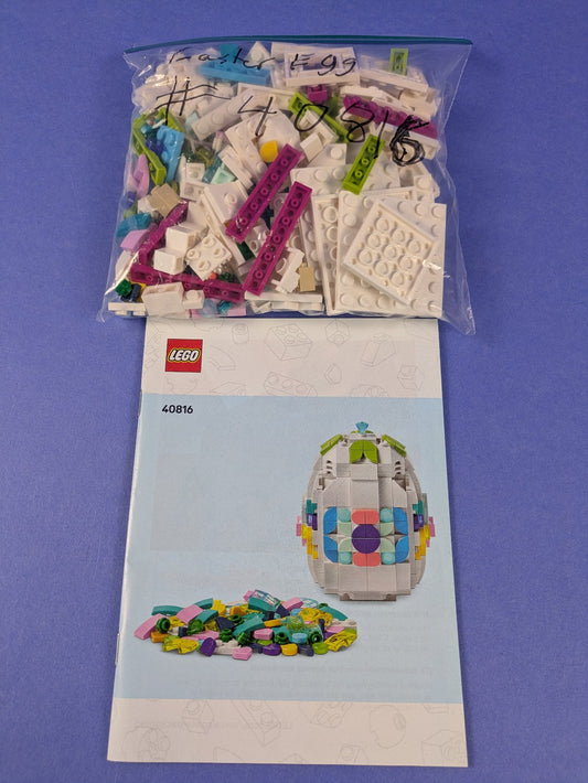 LEGO Holiday & Event Decorative Easter Egg 40816 Complete Set Pre-Owned