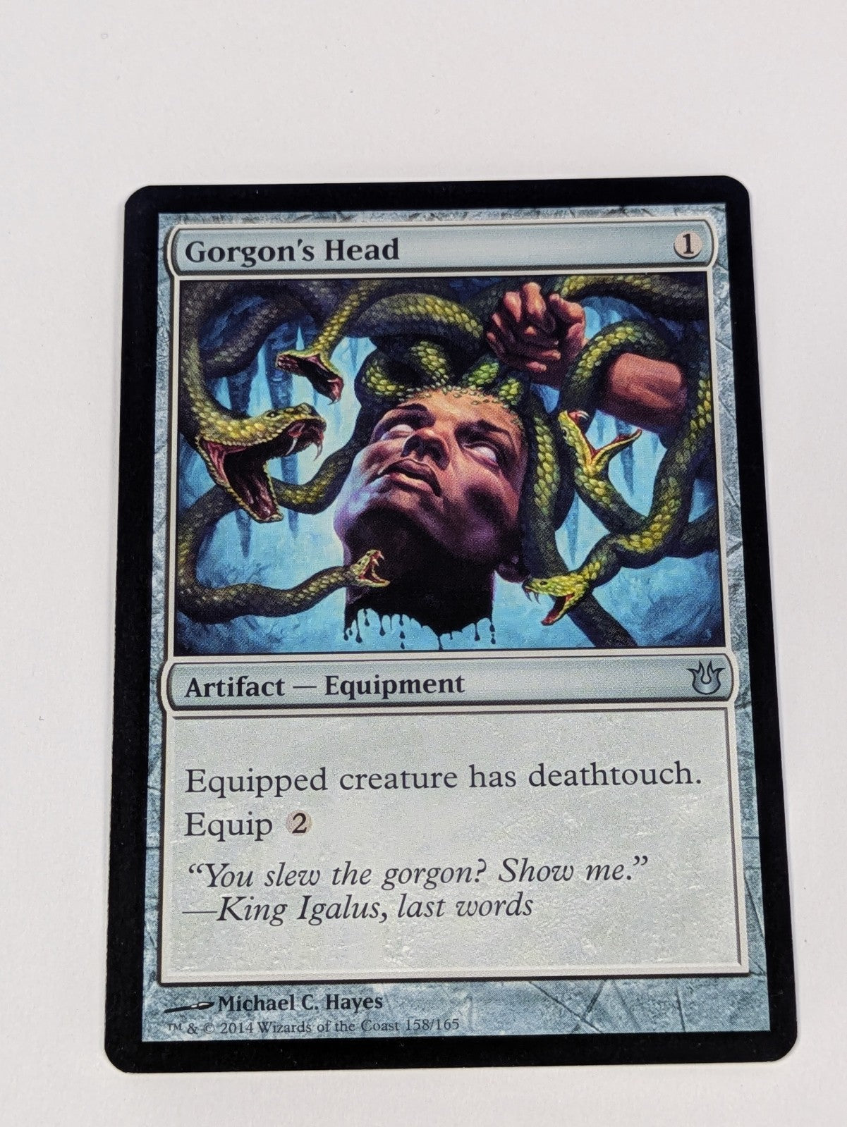 MTG Magic: Born of the Gods: Gorgon's Head #158/165 Uncommon - LP