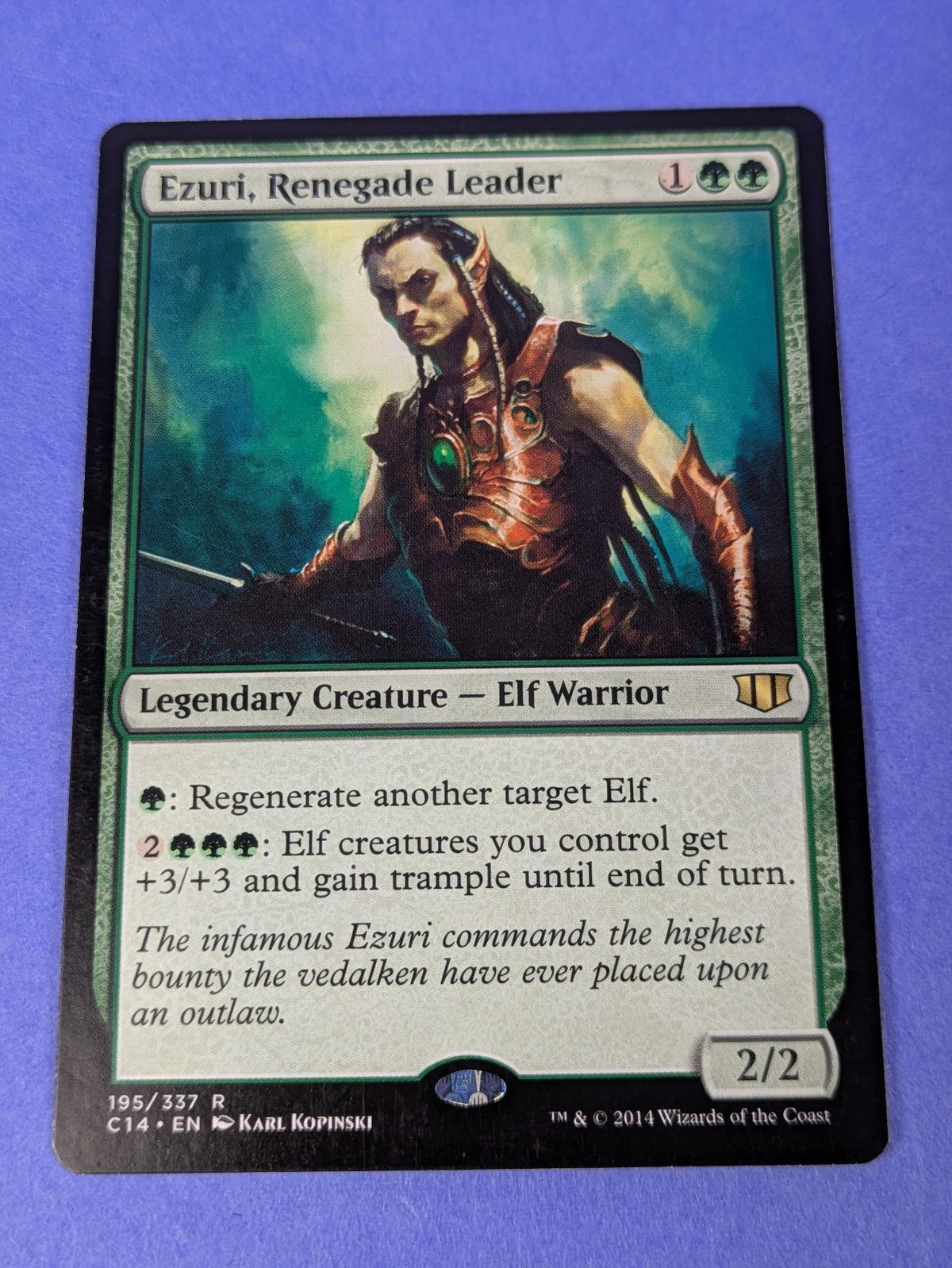 MTG Magic: Commander 2014: Ezuri, Renegade Leader #195/337 Rare - NM