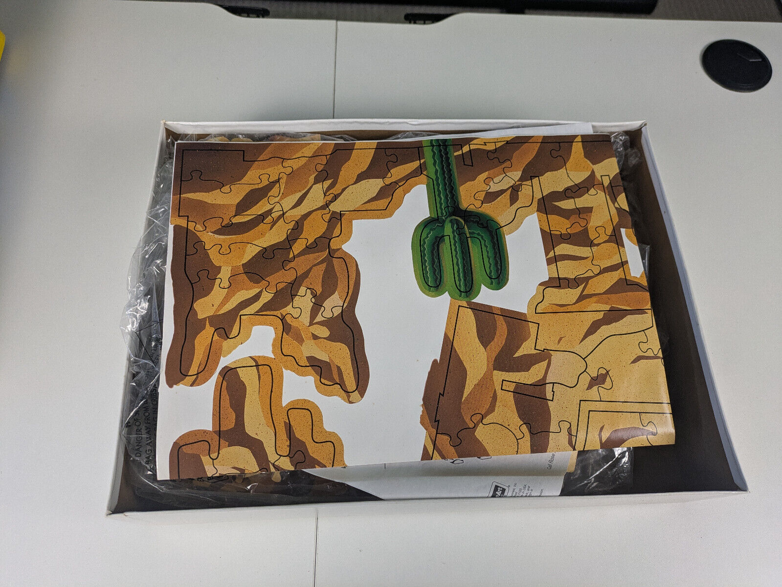 Lego Puzzle: Western: RoseArt Floor Puzzle - Wild West 3-D plus Set 08098