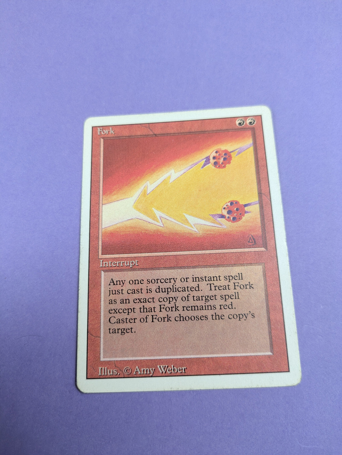 MTG Magic The Gathering: Revised Edition: Fork Rare - MP