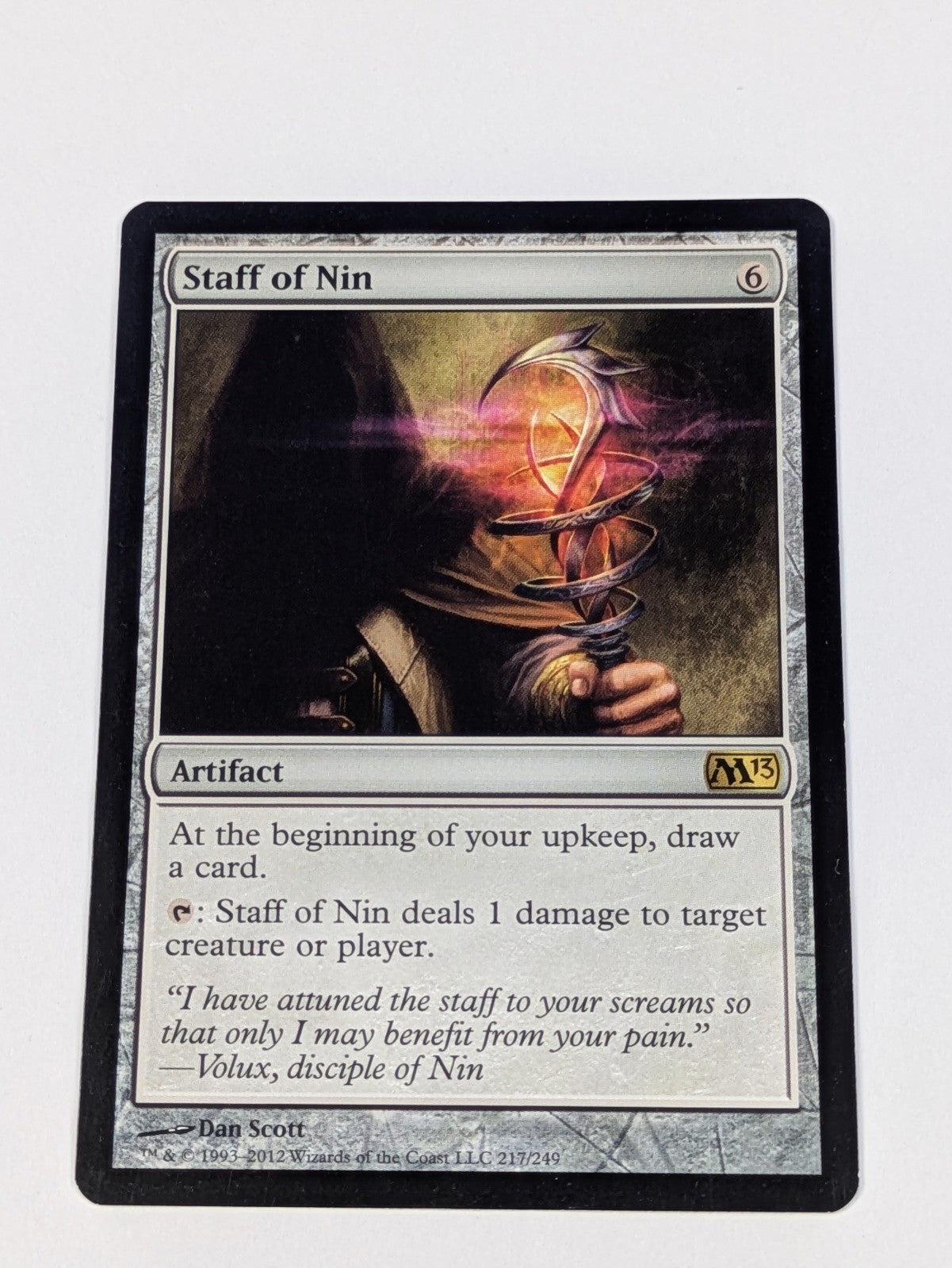 MTG Magic: Magic 2013: Staff of Nin #217/249 Rare - LP