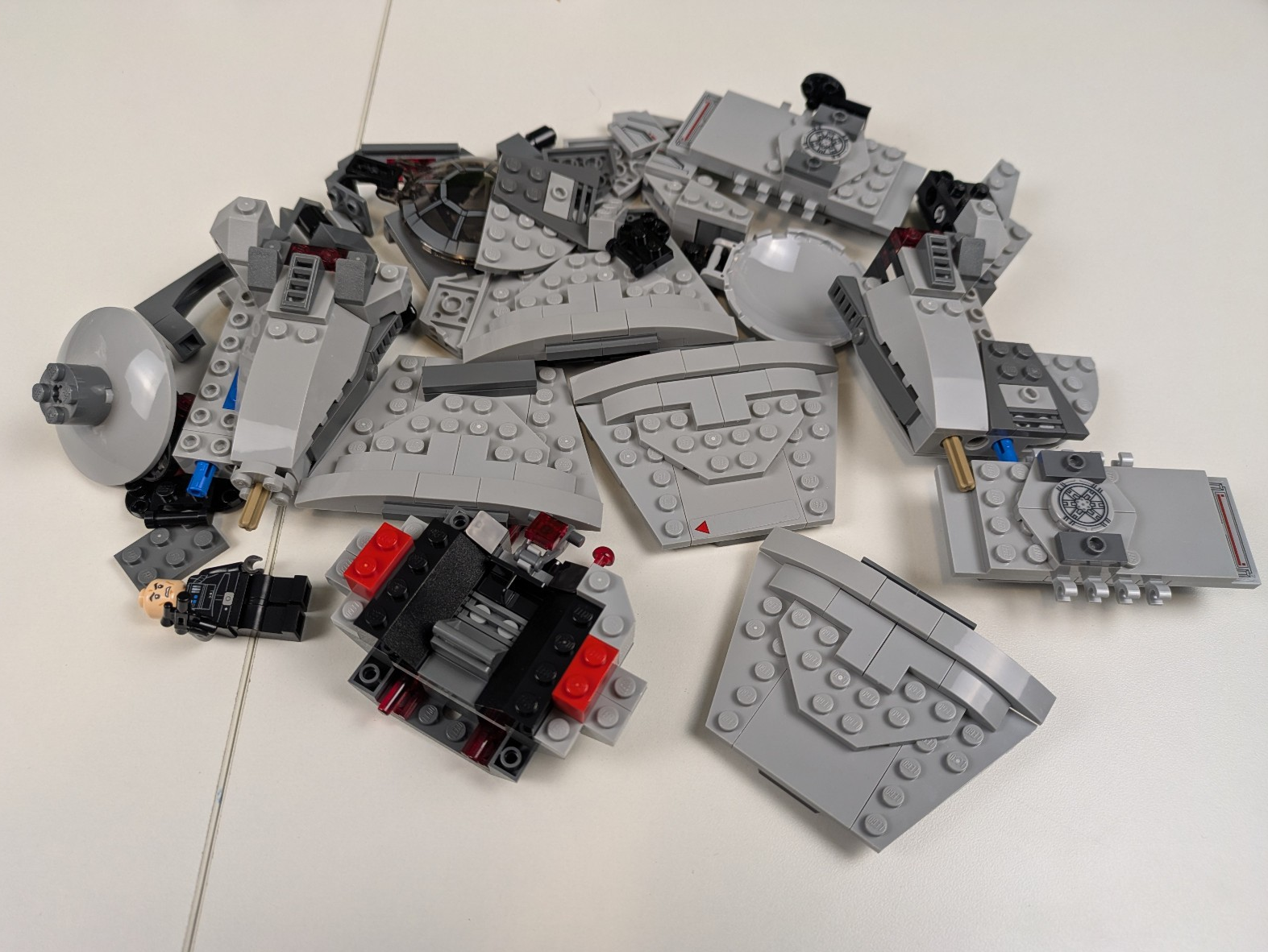 Lego Star Wars: TIE Advanced Prototype Set 75082 - Incomplete Set