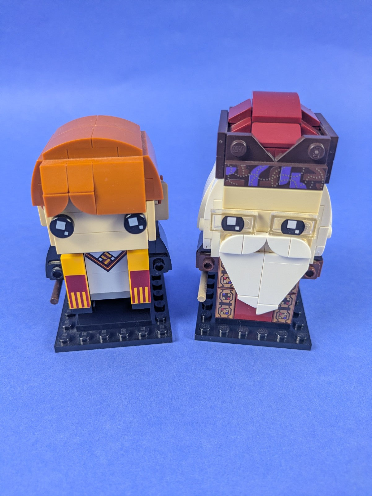LEGO BrickHeadz Ron Weasley & Albus Dumbledore 41621 Complete Set Pre-Owned