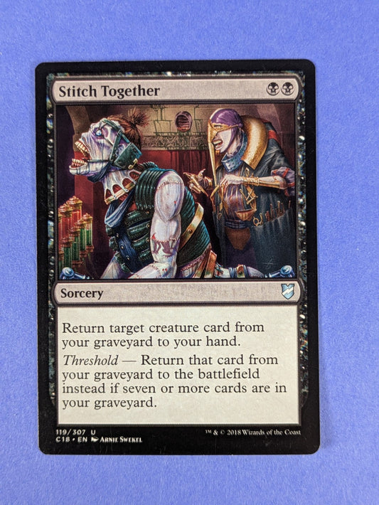 MTG Magic: Commander 2018: Stitch Together #119/307 Uncommon - NM