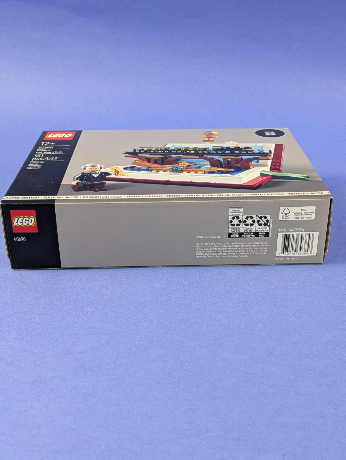 LEGO Promotional Tribute to Jules Verne's Books 40690