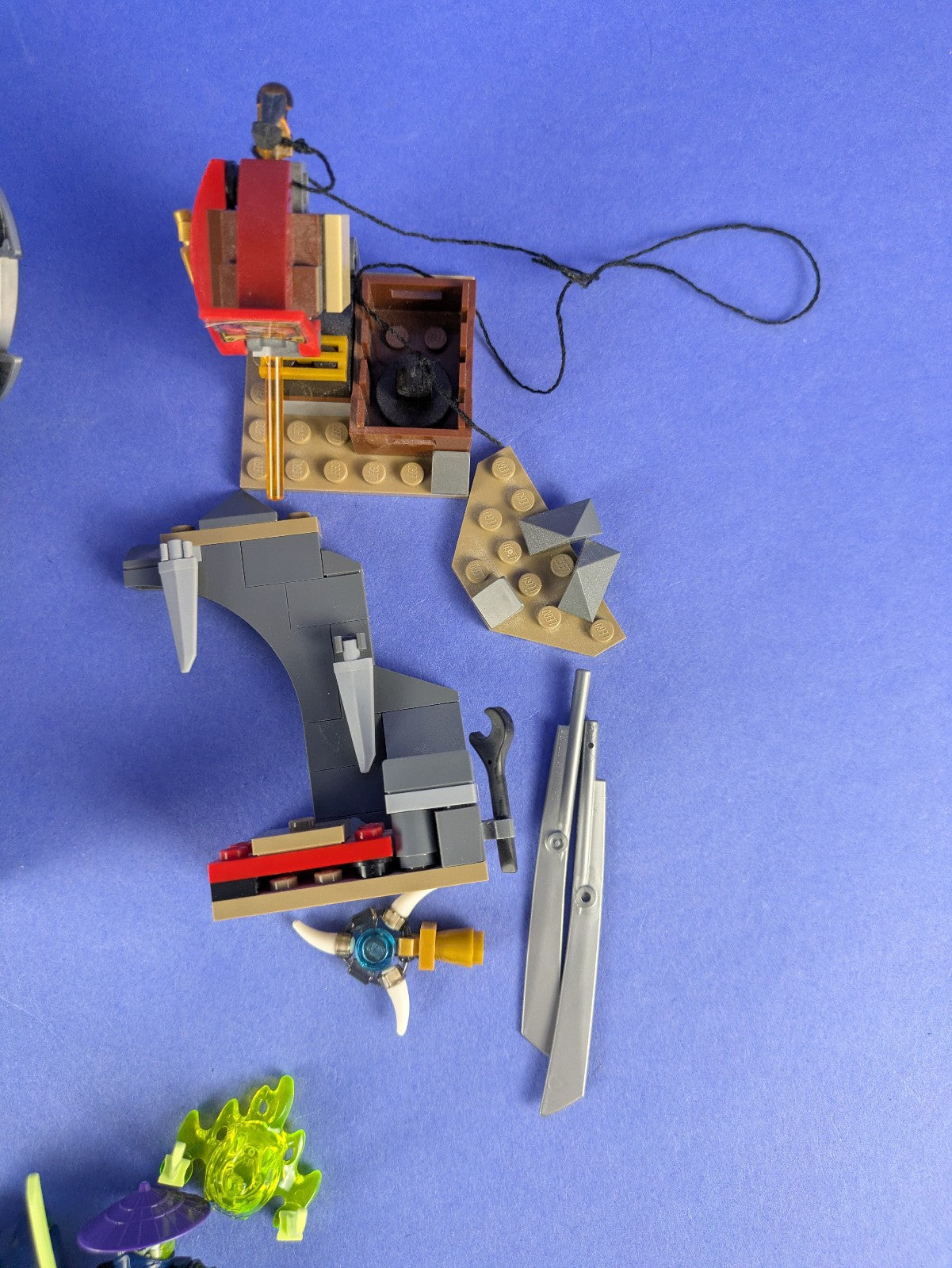LEGO NINJAGO Titan Mech Battle 70737 Incomplete Set Pre-Owned