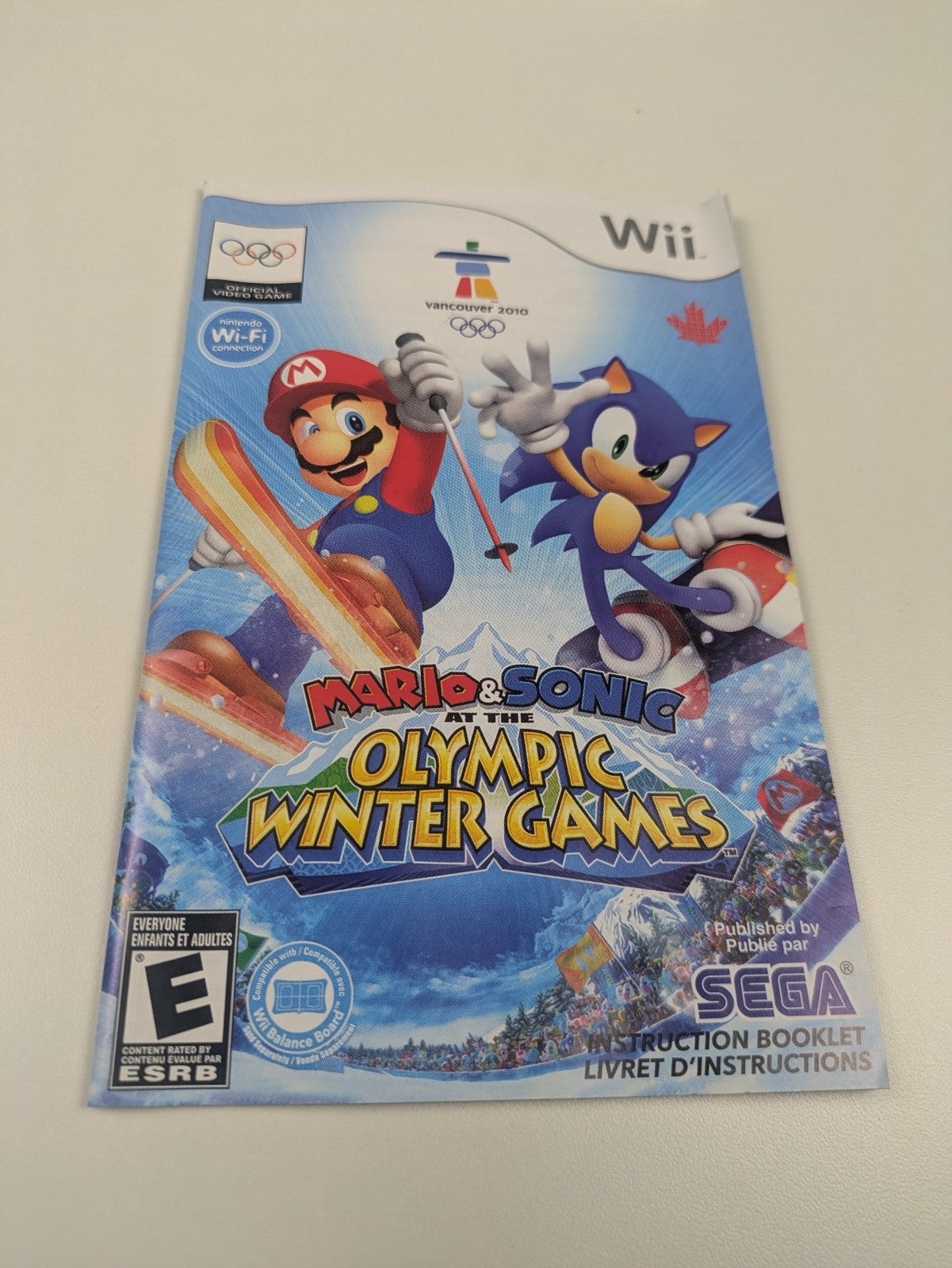 Mario & Sonic at the Olympic Winter Games (Nintendo Wii, 2009) CIB
