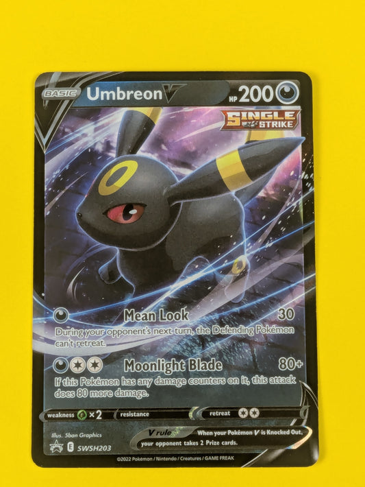 Umbreon V - SWSH203 - Promo Sword & Shield Promos - Pokemon Card - NM