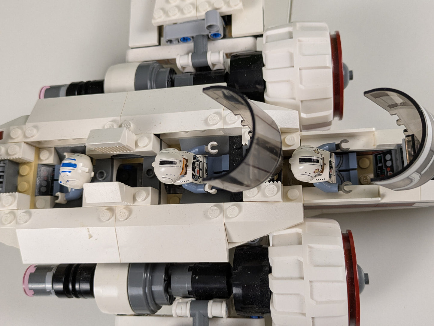 Lego Star Wars: ARC-170 Starfighter Set 8088 - Incomplete Minifigures