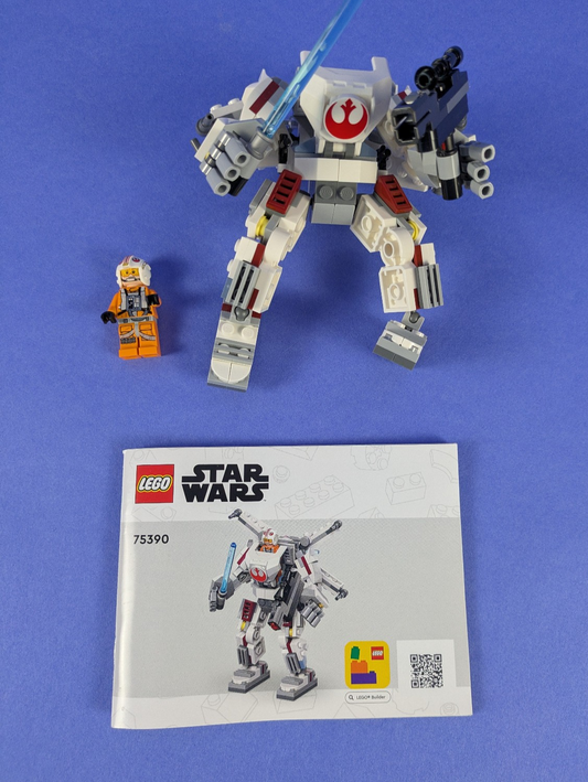 Lego Star Wars: Luke Skywalker X-Wing Mech Set 75390 Complete Set