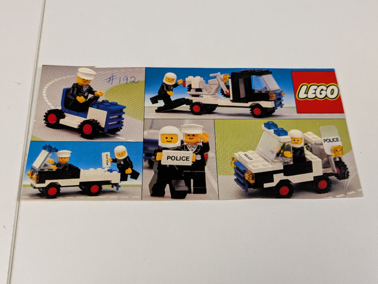 Lego Building Set with People: Police: Policemen Set 192 - w/ Instructions