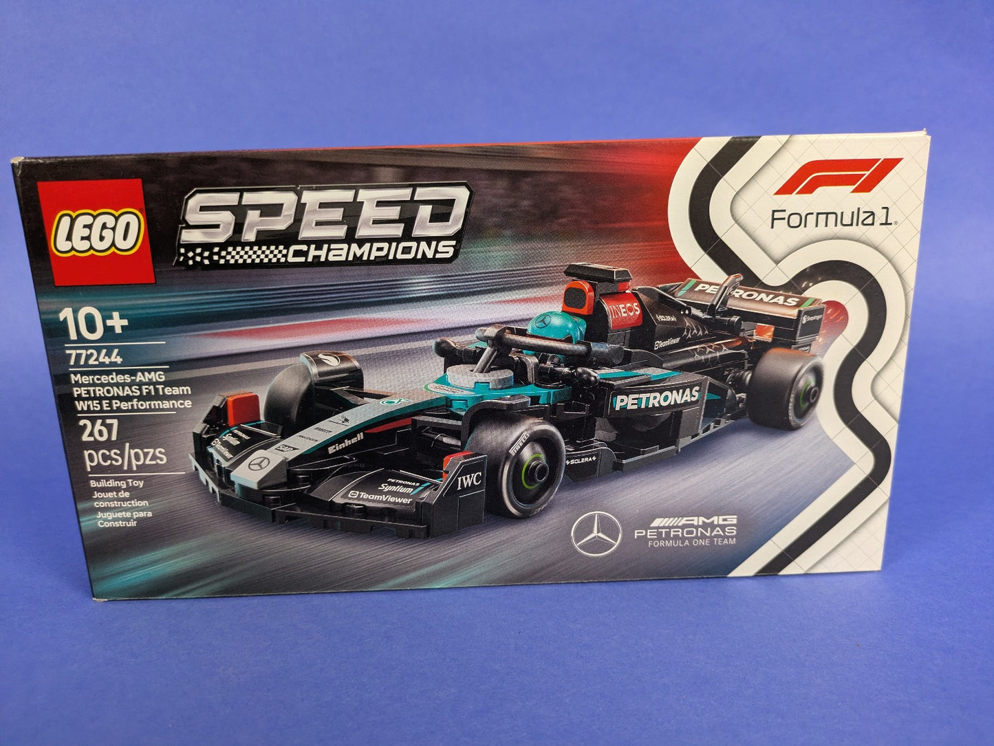 Lego SPEED CHAMPIONS: Mercedes-AMG PETRONAS F1 Team W15 E Performance Set 77244