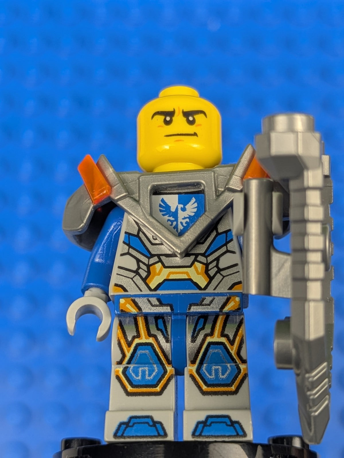 Lego NEXO KNIGHTS: Clay Moorington - Blue Helmet nex093 Set 70351