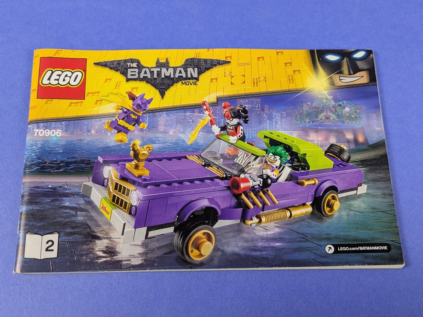 Lego Super Heroes: The Joker Notorious Lowrider Set 70906 Complete Set