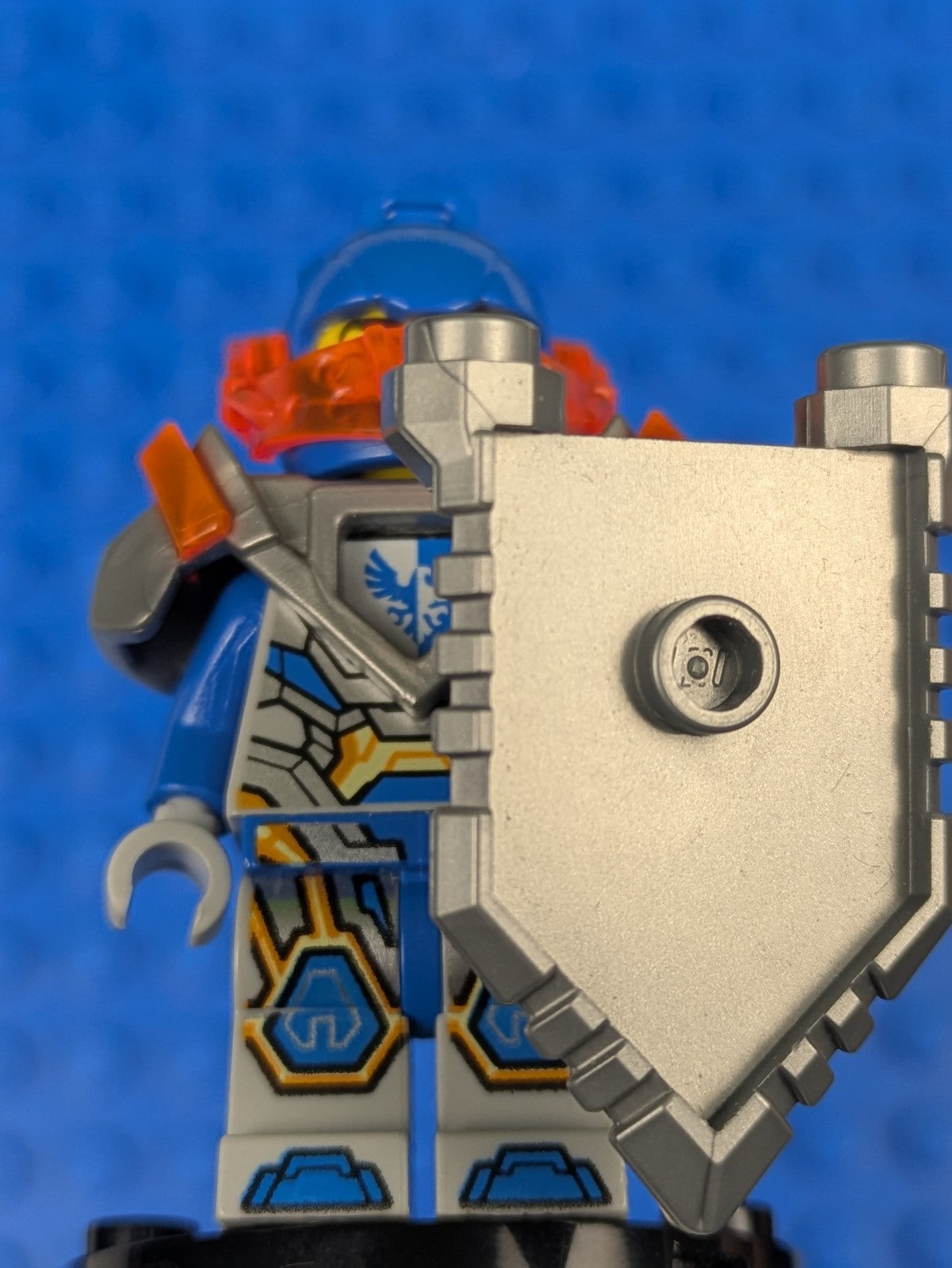 Lego NEXO KNIGHTS: Clay Moorington - Blue Helmet nex093 Set 70351