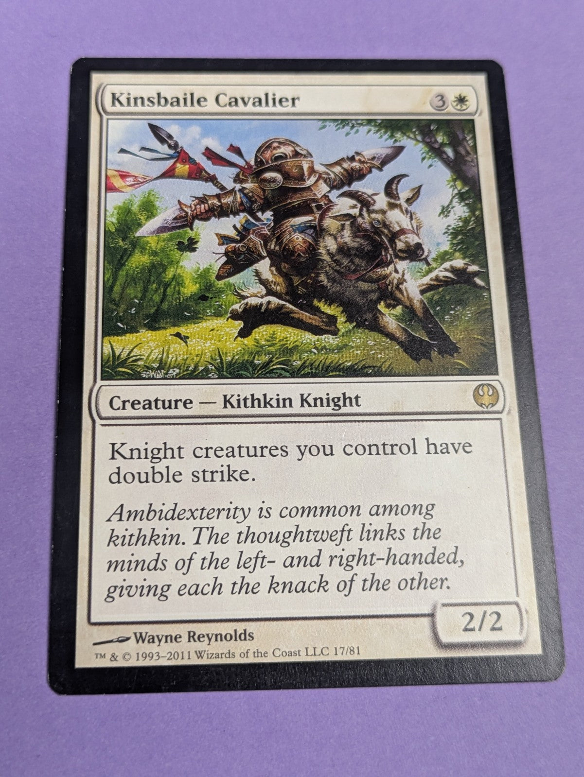 MTG Magic: Duel Decks: Kinsbaile Cavalier #17/81 Rare - NM