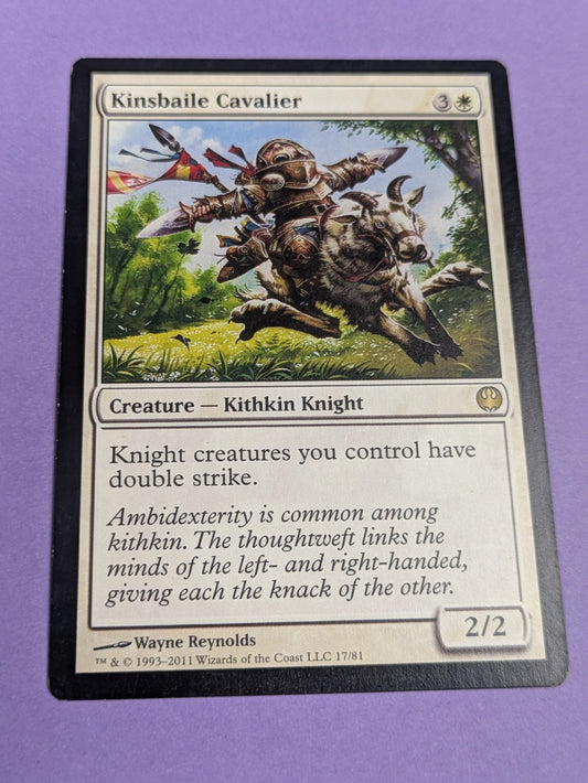 MTG Magic: Duel Decks: Kinsbaile Cavalier #17/81 Rare - NM