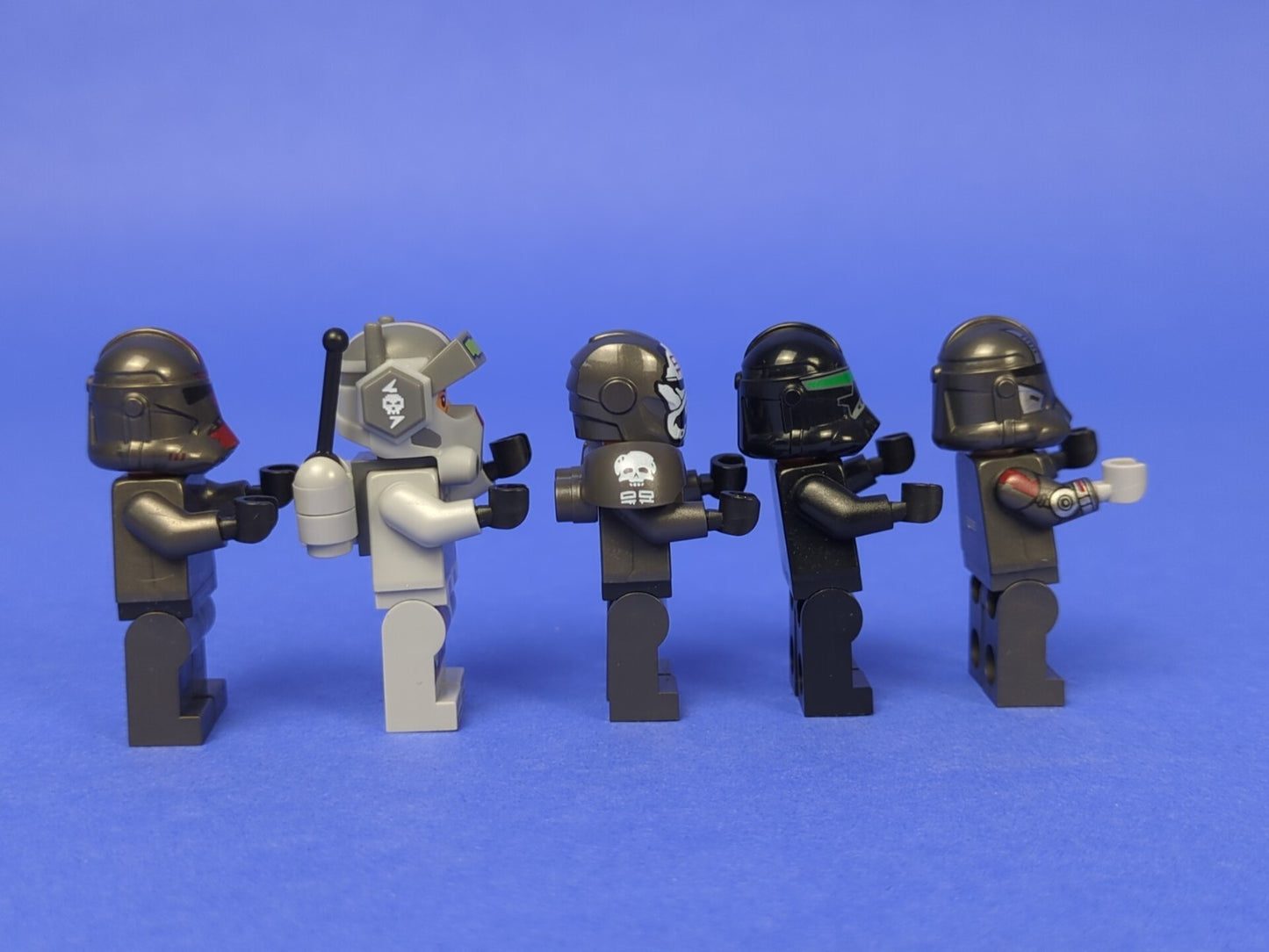 Lego Star Wars: Echo, Crosshair, Hunter, Tech, Wrecker (The Bad Batch Crew)