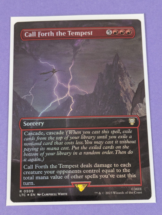 MTG Magic: The Lord of the Rings: Call Forth the Tempest Foil #0509 Rare - NM