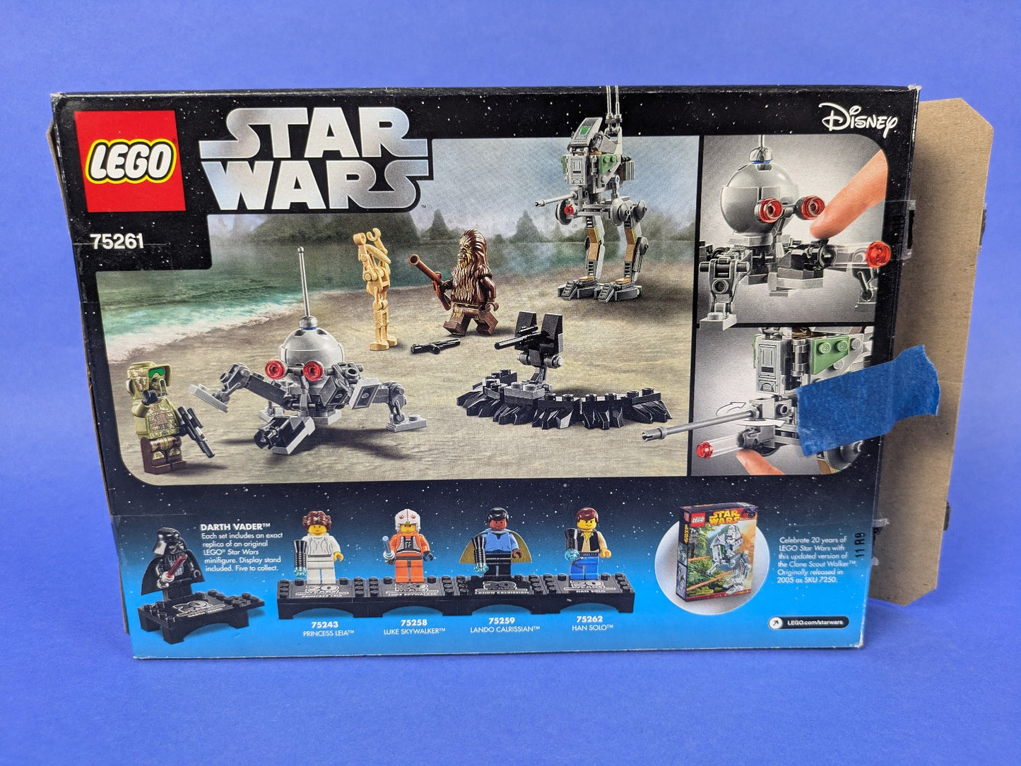 Lego Star Wars: Clone Scout Walker 20th Anniversary Edition Set 75261 - Complete