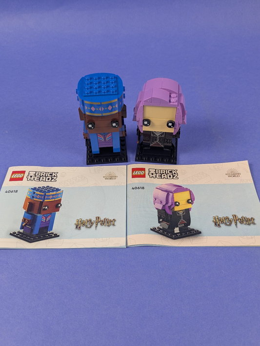 LEGO BrickHeadz Kingsley Shacklebolt & Nymphadora Tonks 40618 Complete Pre-Owned