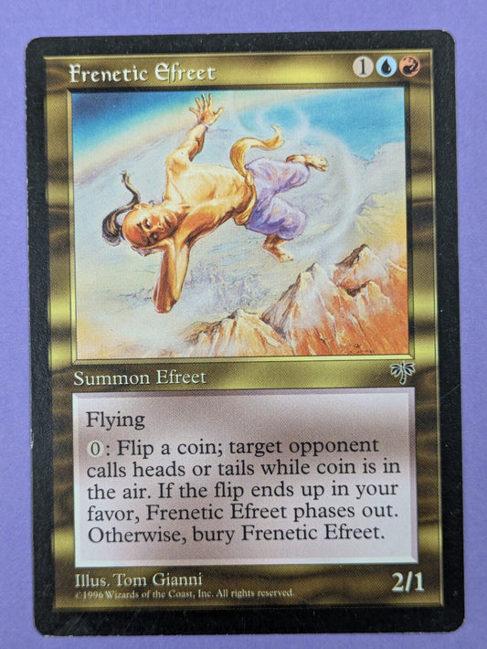 MTG Magic The Gathering: Mirage: Frenetic Efreet Rare - LP