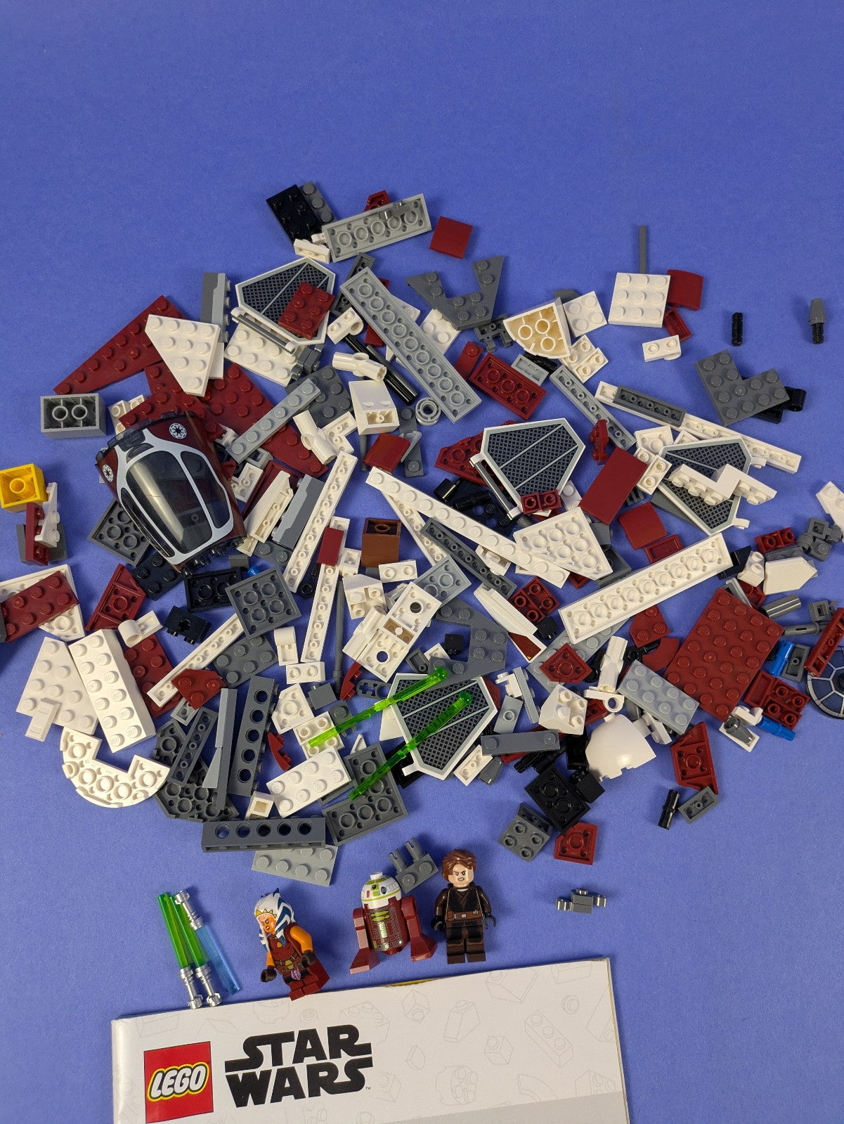 LEGO Star Wars Ahsoka's Jedi Interceptor 75401 Complete Set Pre-Owned
