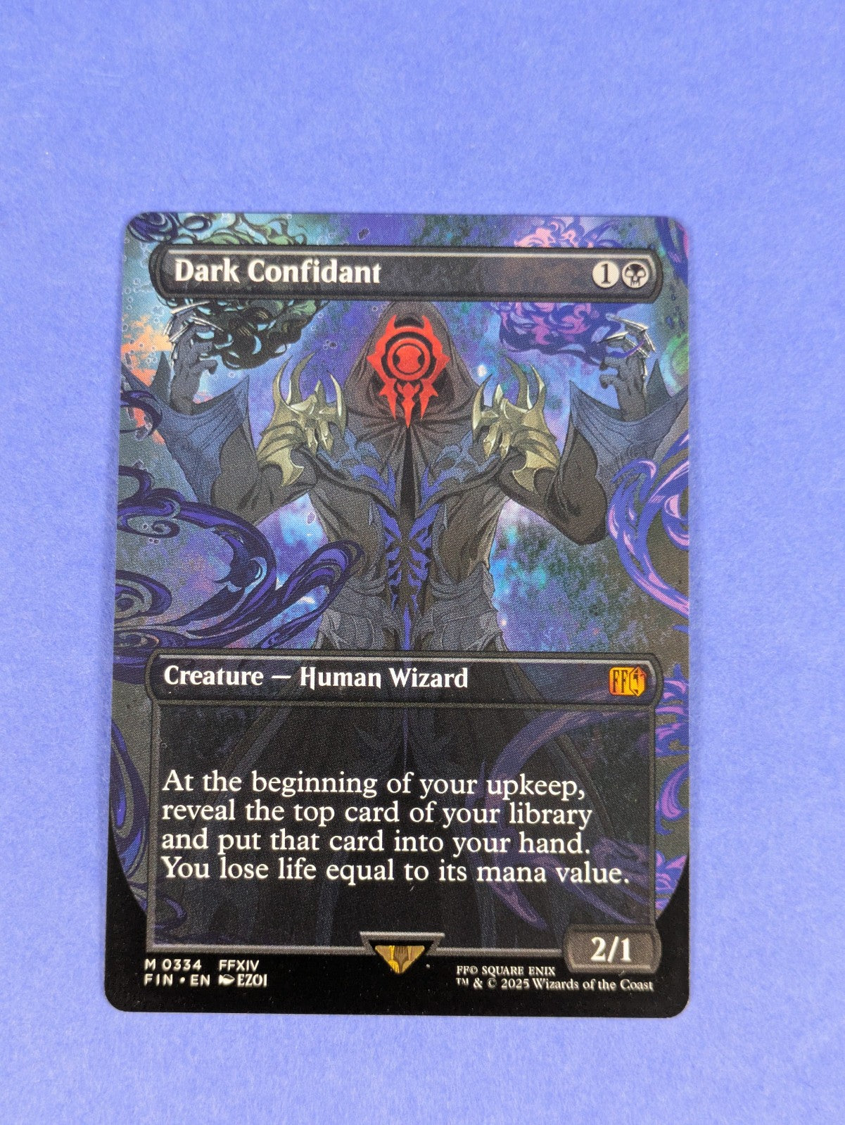 MTG Magic: FINAL FANTASY: Dark Confidant Borderless #0334 Mythic - NM