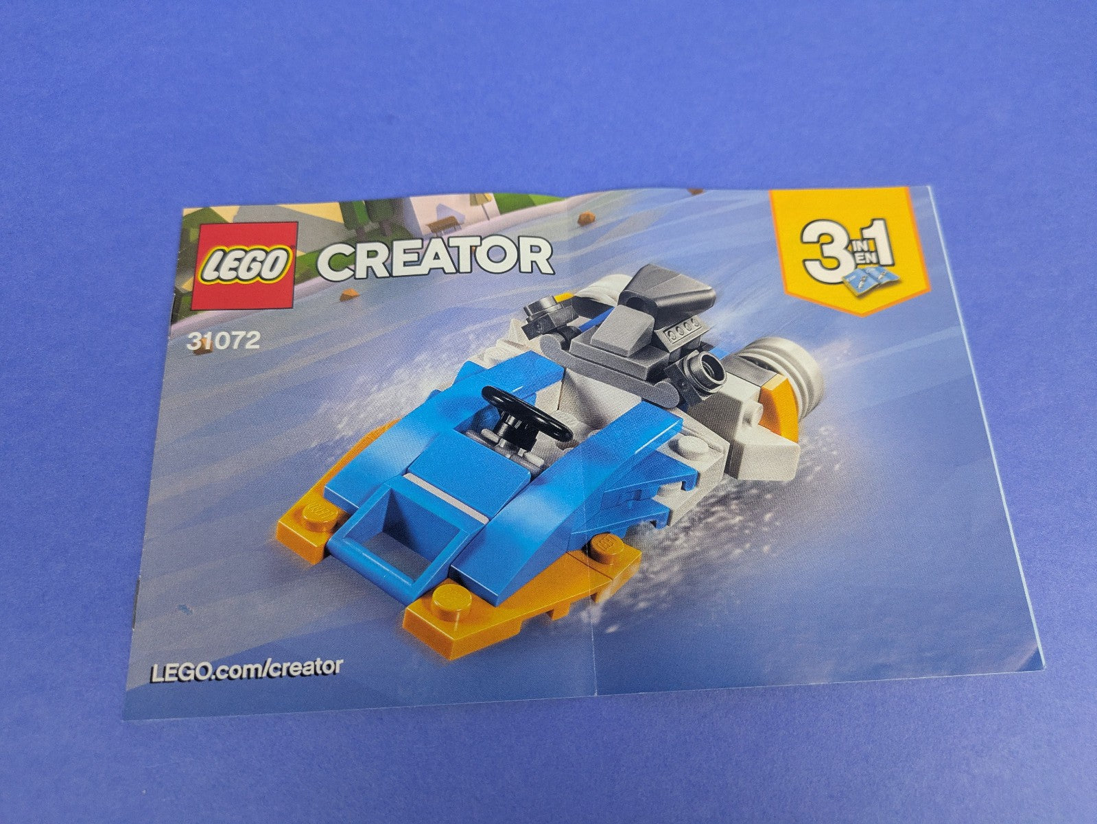 Lego Creator: Model: Race: Extreme Engines Set 31072 - w/ Instructions