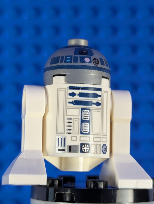 Lego Star Wars: R2-D2 - Flat Silver Head Astromech Droid sw0527a Set 75059