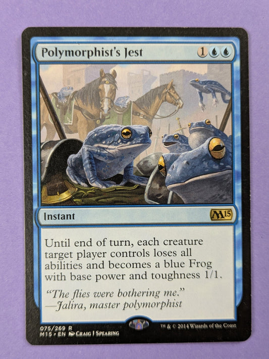 MTG Magic The Gathering: Magic 2015: Polymorphist's Jest #075/269 Rare - LP