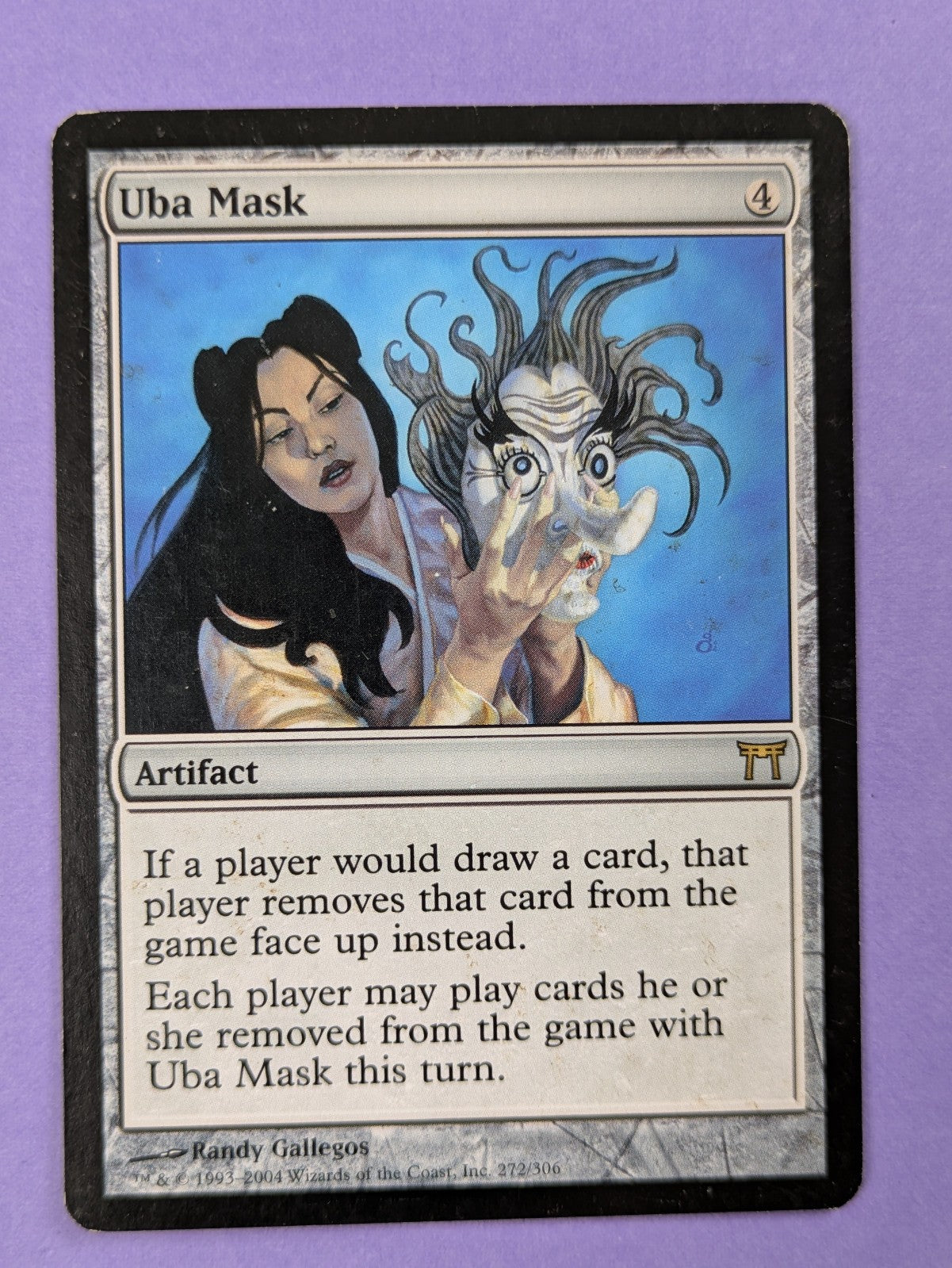 MTG Magic The Gathering: Champions of Kamigawa: Uba Mask #272/306 Rare - LP