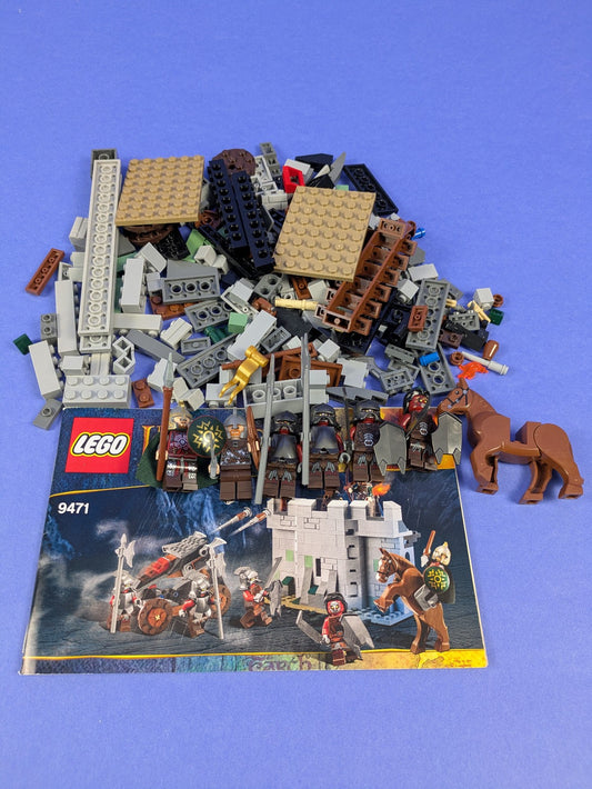 LEGO The Hobbit and The Lord of the Rings Uruk-hai Army 9471  Complete Pre-Owned