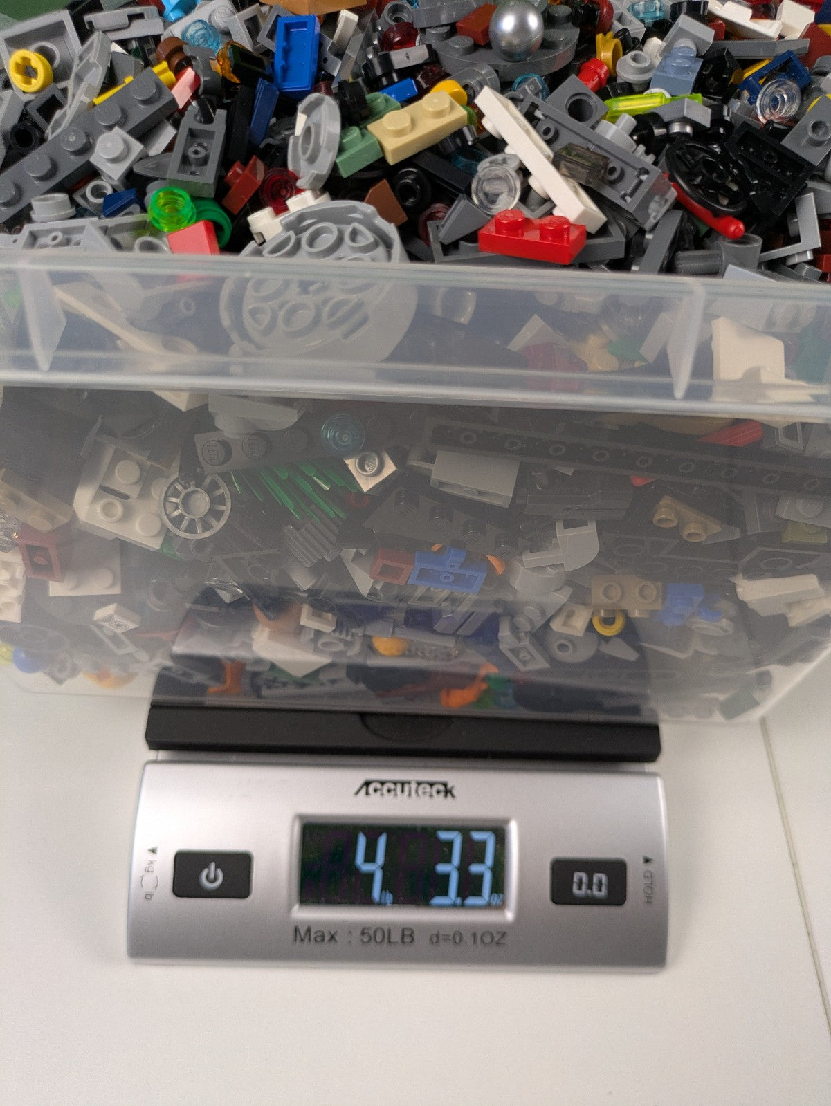 Lego Pieces/Parts: 4LBS Random Parts & Pieces Building Blocks Bulk Lot