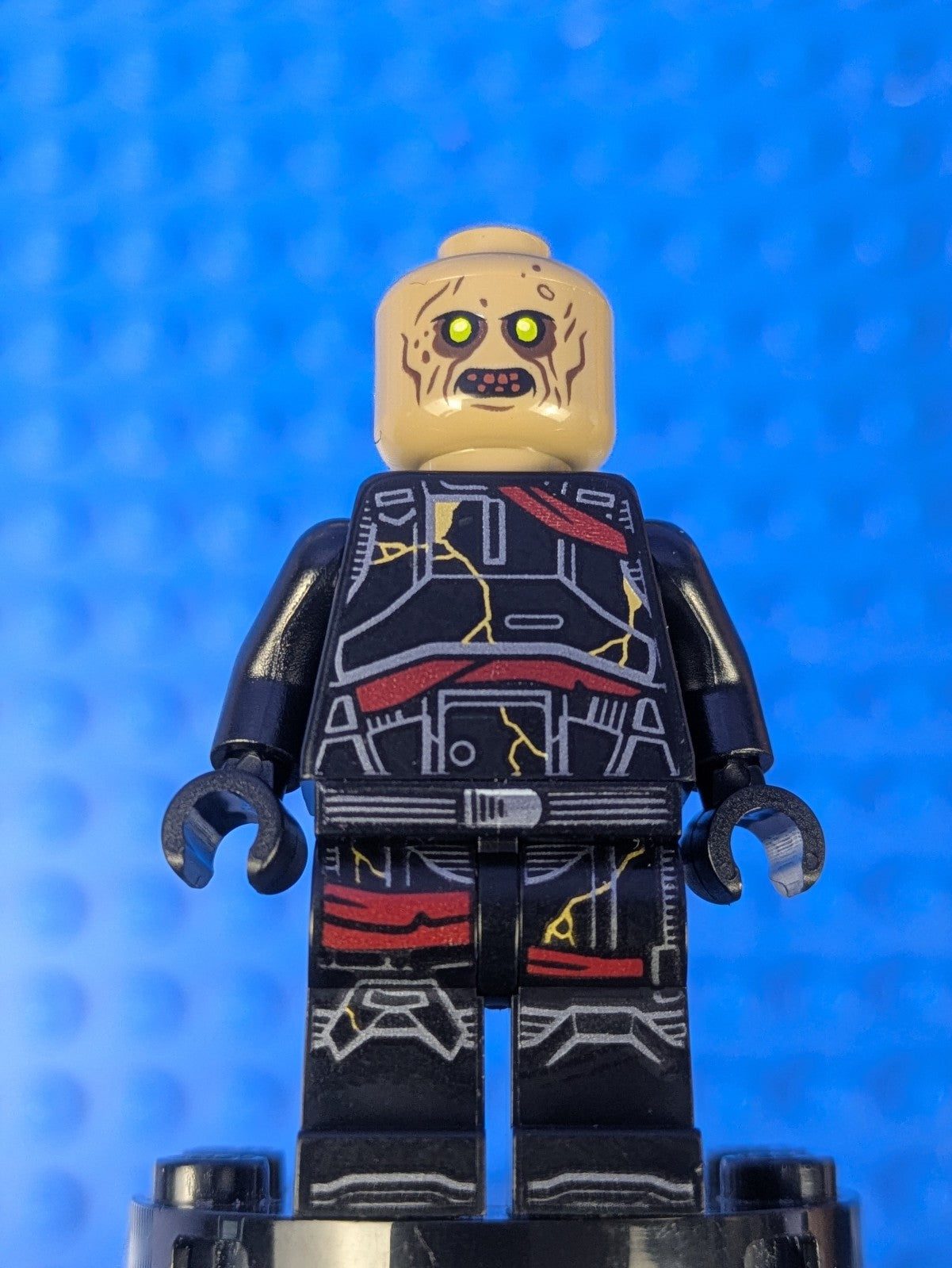 Lego Super Heroes: Imperial Death Trooper - Dark Tan Head (2X) sw1416 Set 75412
