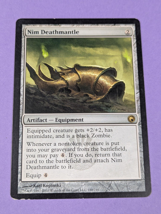 MTG Magic: Scars of Mirrodin: Nim Deathmantle #188/249 Rare - LP