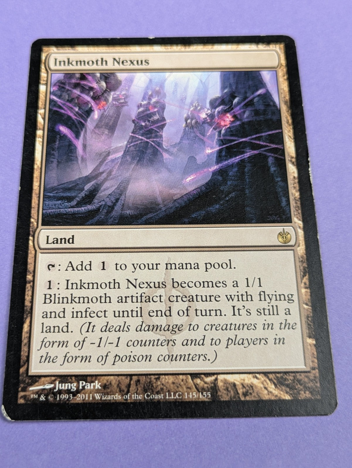 MTG Magic: Mirrodin Besieged: Inkmoth Nexus #145/155 Rare - LP