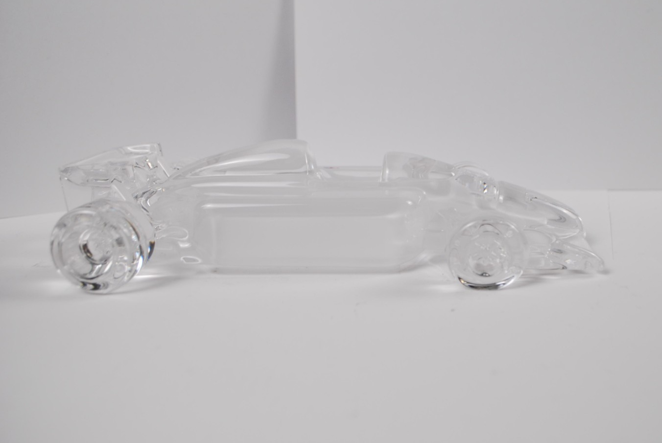 Hofbauer Magic Crystal Formula One Glass Race Car Paperweight