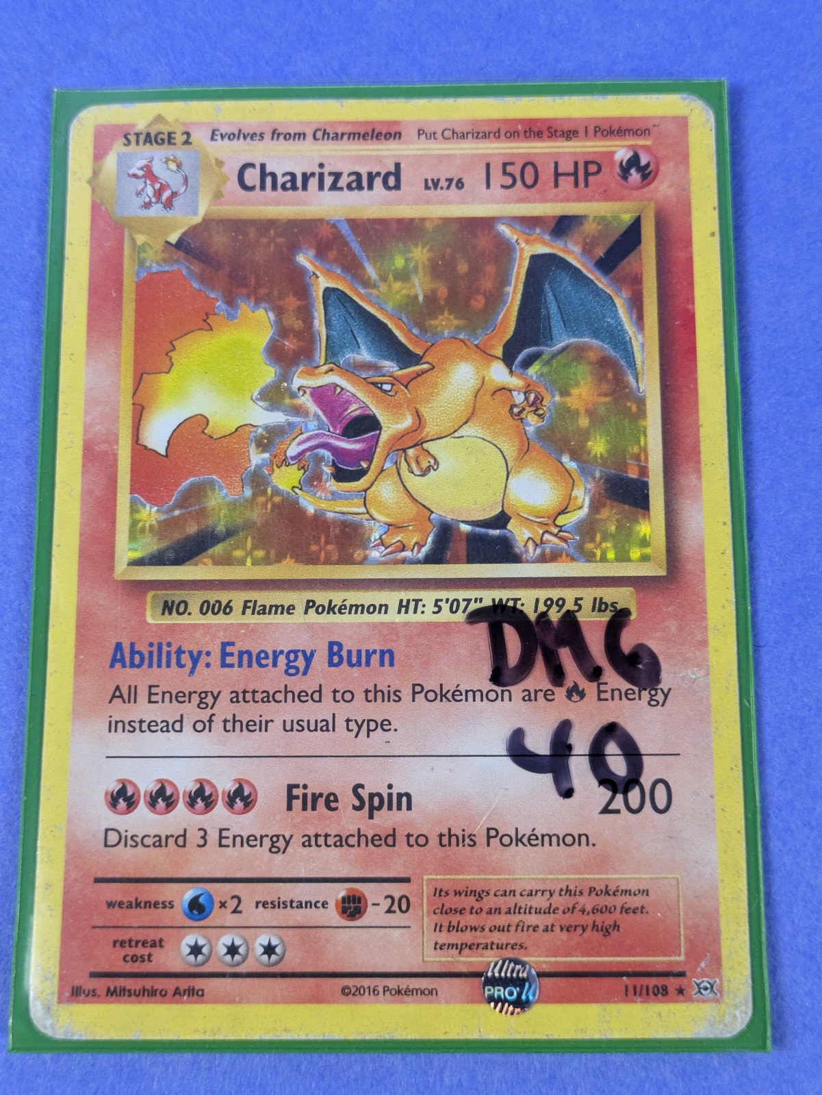 Charizard #11/108 Pokemon Evolutions - Pokemon Card - MP