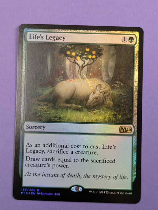 MTG Magic The Gathering: Magic 2015: Life's Legacy Foil Rare #183/269 - NM
