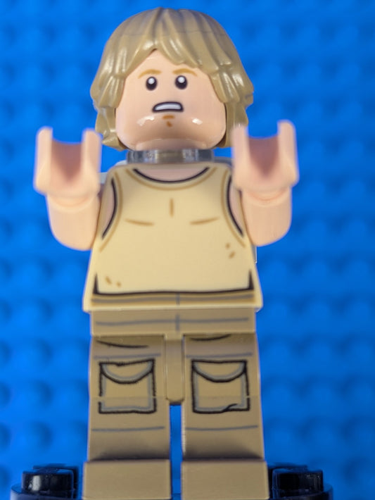 Lego Star Wars: Luke Skywalker (Dagobah, Tan Tank Top) sw1199 Set 75330