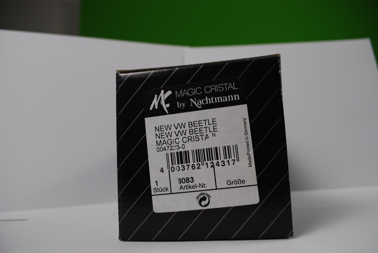 Hofbauer Magic Crystal New VW Volkswagen Beetle GVN-8038 Glass Car Paperweight