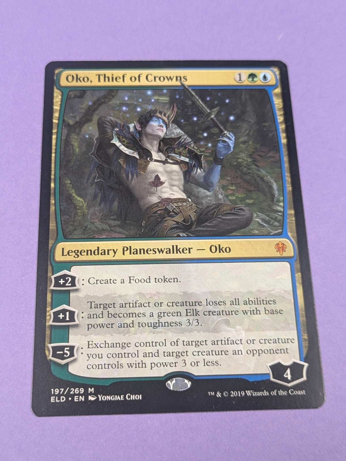 MTG Magic: Throne of Eldraine: Oko, Thief of Crowns #197/269 Mythic - NM