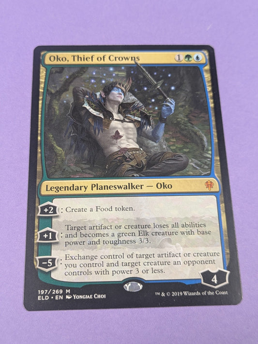 MTG Magic: Throne of Eldraine: Oko, Thief of Crowns #197/269 Mythic - NM