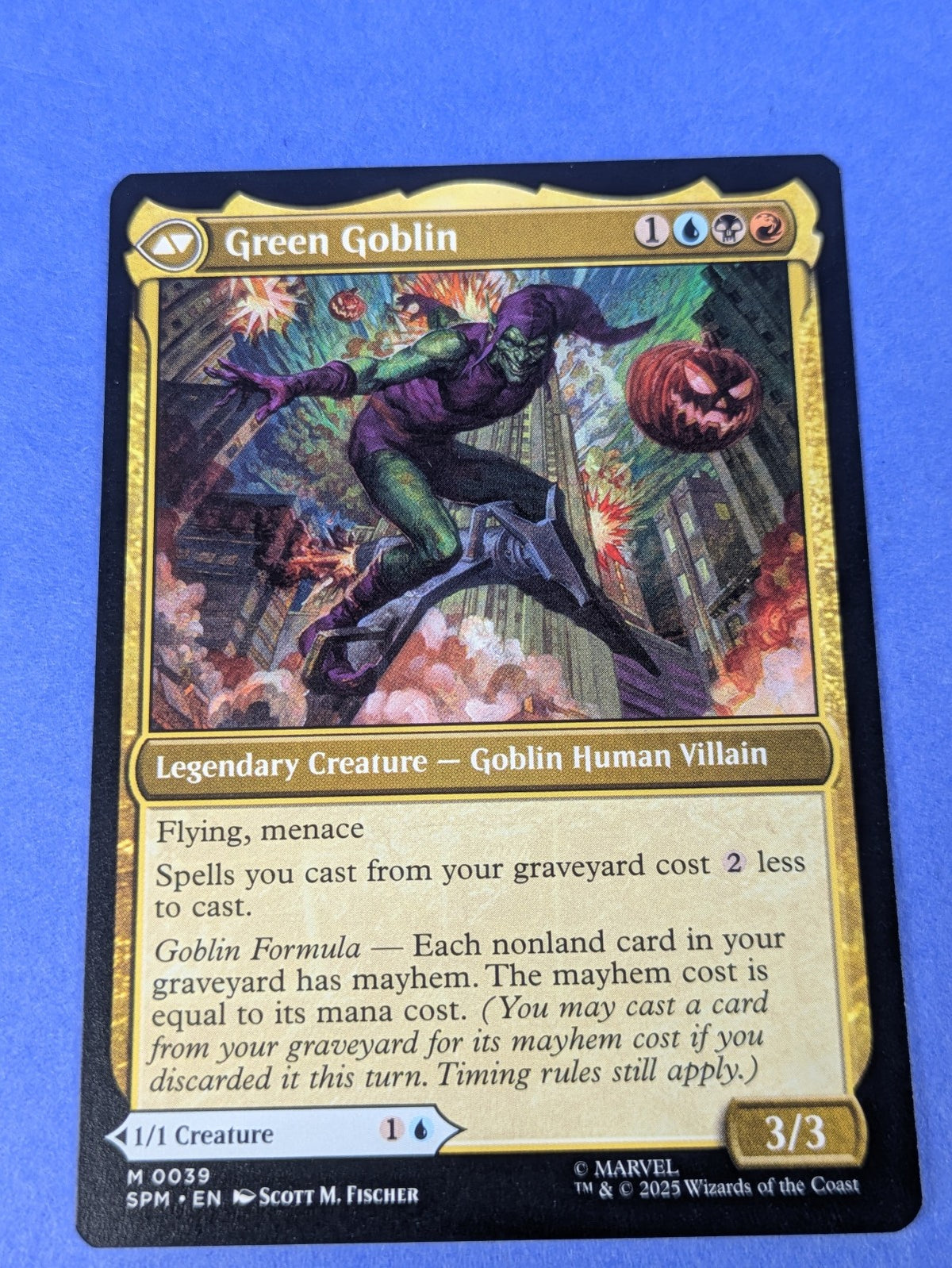 MTG: Marvel's Spider-Man: Norman Osborn / Green Goblin #0039 Mythic - NM