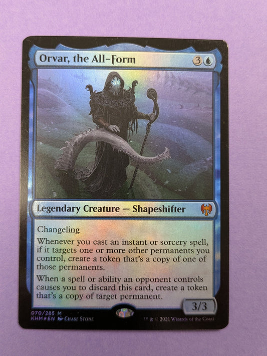 MTG Magic The Gathering: Kaldheim: Orvar, the All-Form Foil #070/285 Mythic - NM