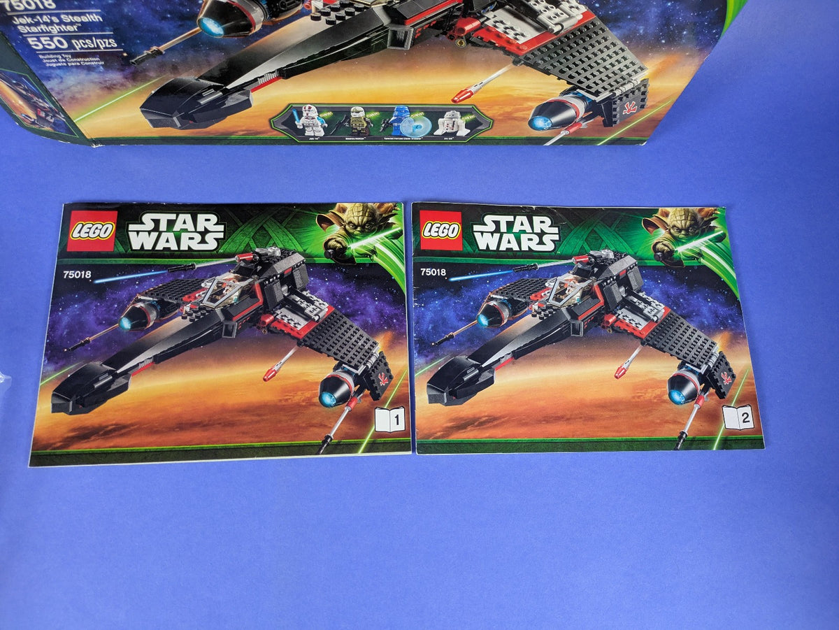 Lego Star Wars: Jek-14's Stealth Starfighter Set 75018 Complete Set