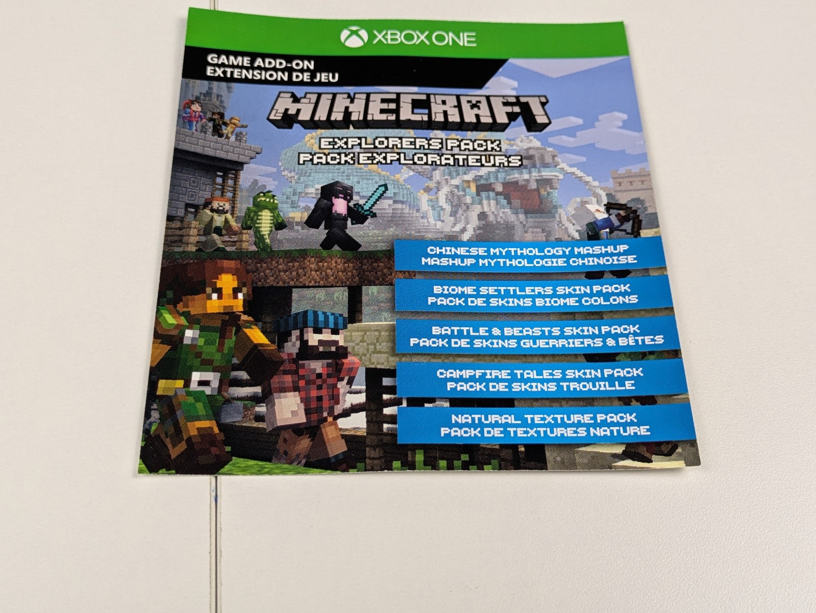 Minecraft (Xbox One, 2014) CIB