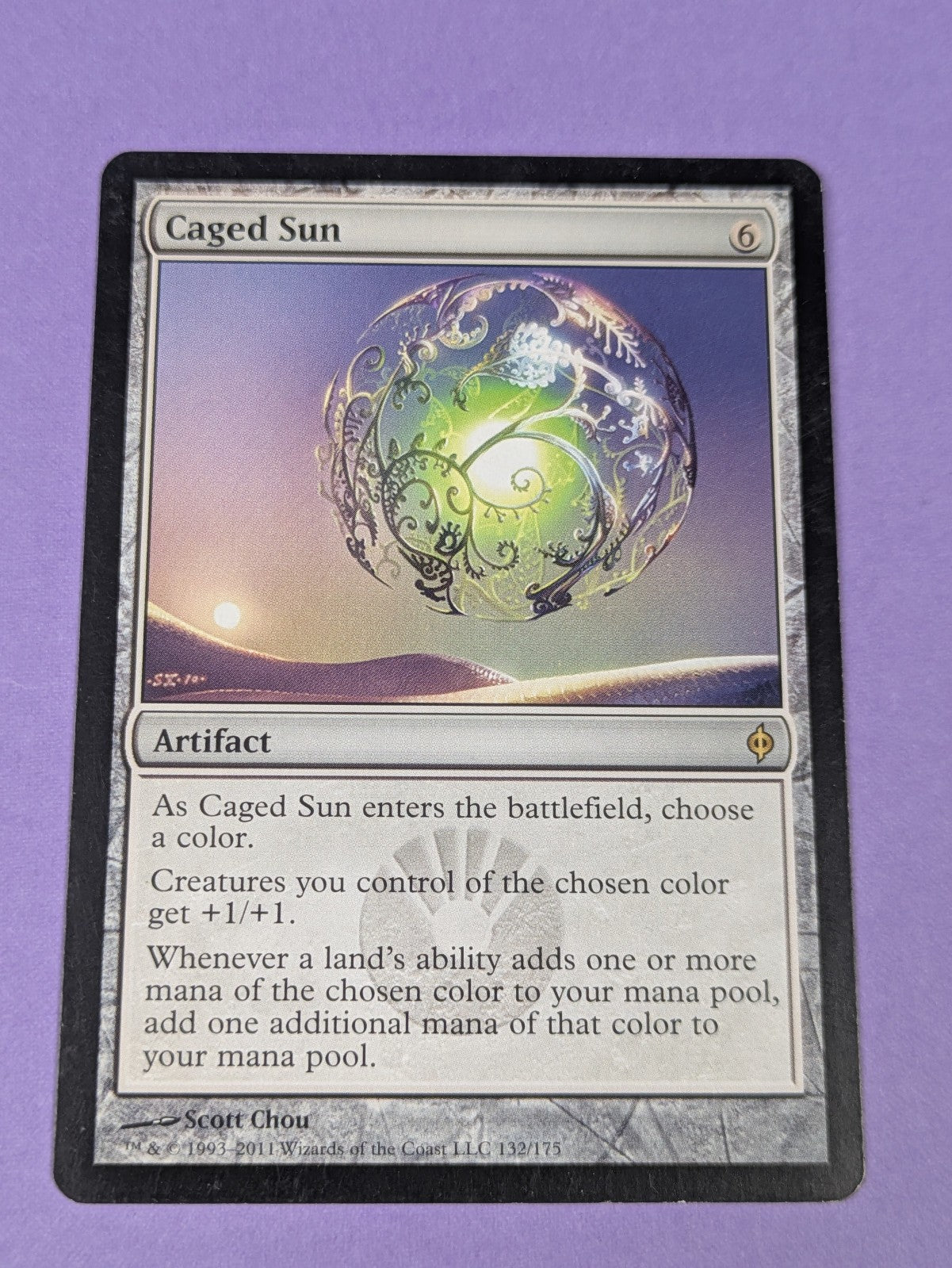 MTG Magic the Gathering: New Phyrexia: Caged Sun #132/175 Rare - NM